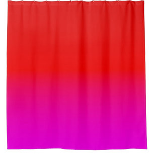 Cortina De Ducha gradiente rosa rojo oscuro , escarlata , rojo , ro
