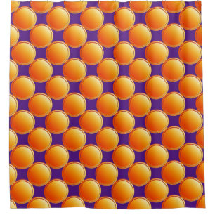 Cortina De Ducha Gradients Dots - naranja + tu trasero. y idea