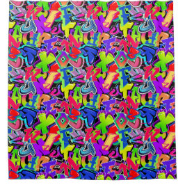 Cortina De Ducha Graffiti