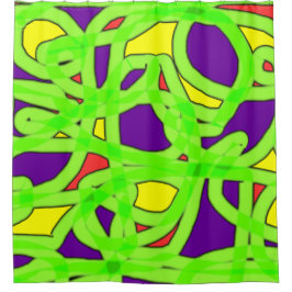 Cortina De Ducha Graffiti de arte pop