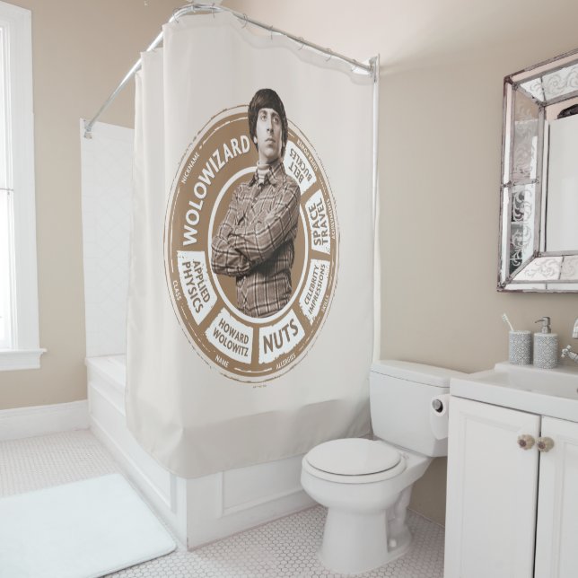 Cortina De Ducha Gráfico de Howard Info (In situ)