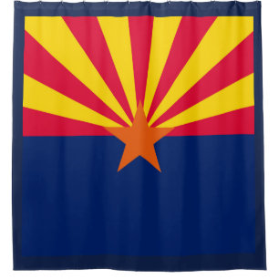 Cortina De Ducha Gráfico dinámico de la bandera del estado de