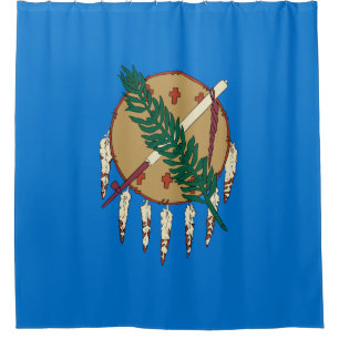 Cortina De Ducha Gráfico dinámico de la bandera del estado de Oklah