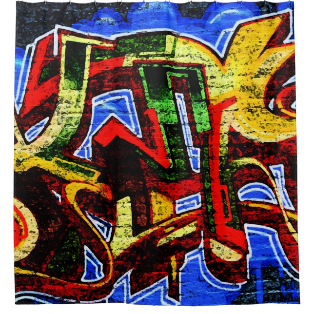 Cortina De Ducha Grafiti 17 sccna (Anverso)