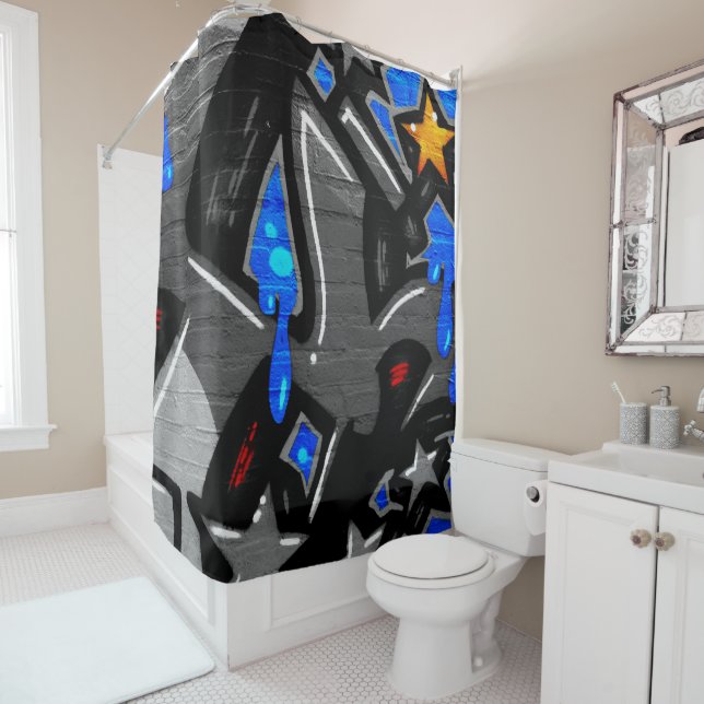 Cortina De Ducha Grafiti 3 sccna (In situ)