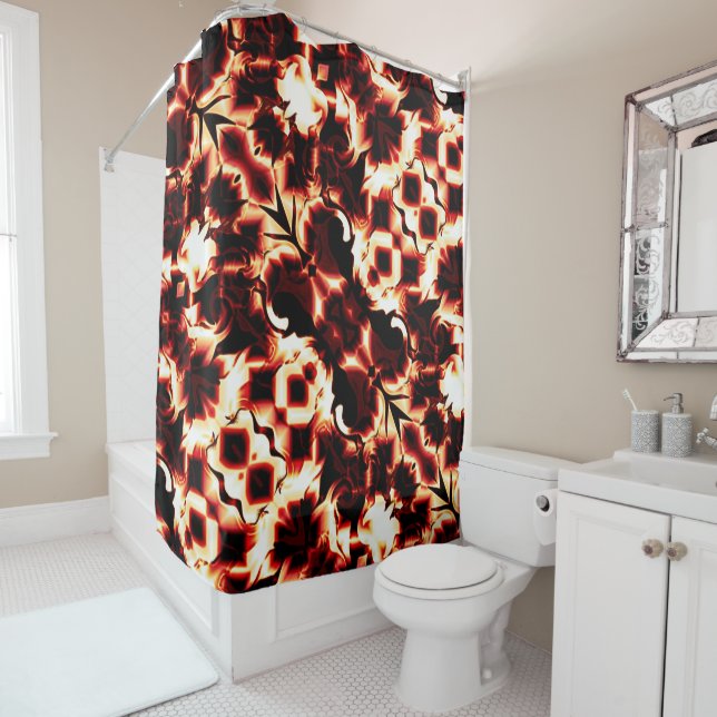 Cortina De Ducha Gran espejo de formas ligeramente esculpidas (In situ)