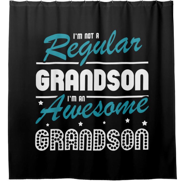 Cortina De Ducha Grandson Gift | No Soy Una Nieta Regular (Anverso)