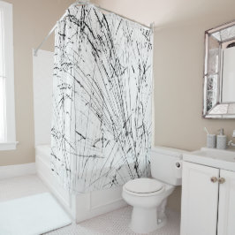 Cortina De Ducha Grasa De Invierno En Nieve