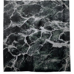 CORTINA DE DUCHA GRAY AND BLACK PAINTING