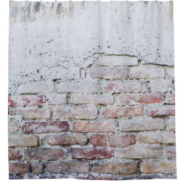 Cortina De Ducha Gray concrete bricks wall (Anverso)