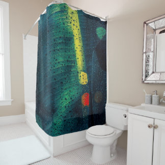 Cortina De Ducha Green Doted