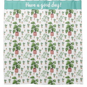 Cortina De Ducha Green fresh Plant Lovers
