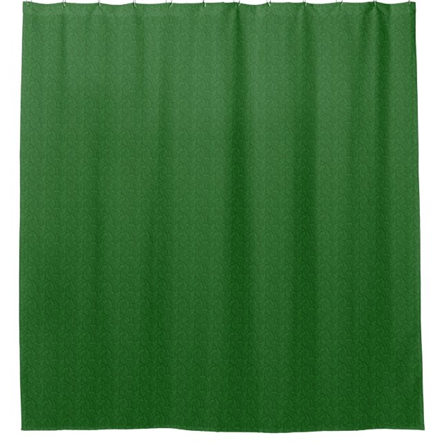 Cortina De Ducha Green Paisley (Anverso)
