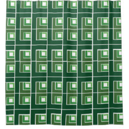 Cortina De Ducha Green Topsy Turvy
