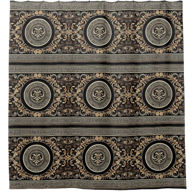 Cortina De Ducha Griego antiguo (Anverso)