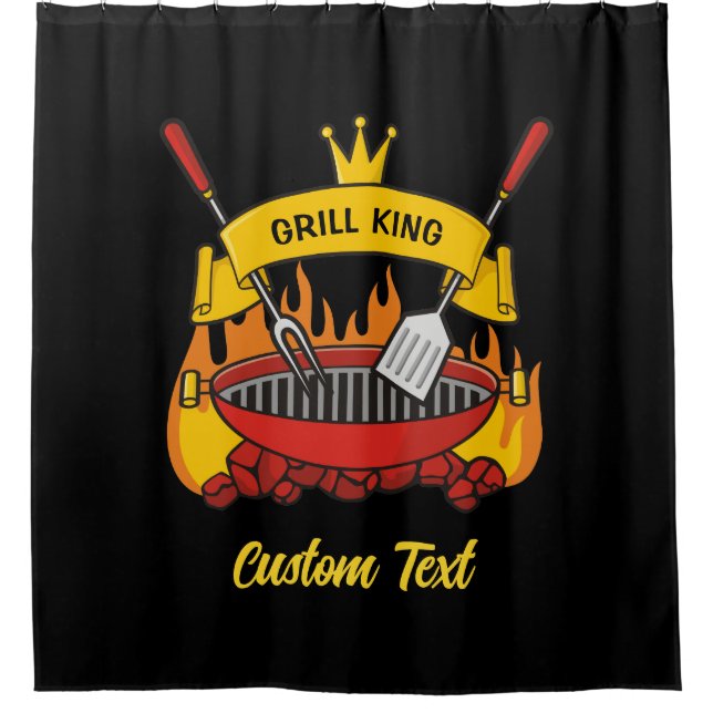 Cortina De Ducha Grill King (Anverso)