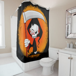 Cortina De Ducha Grim Reaper Personalizado