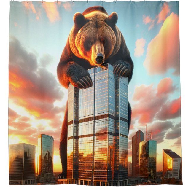 Cortina De Ducha Grizzly (Anverso)