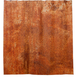 Cortina De Ducha Grunge textura metalizado oxidada. Corrosión oxid