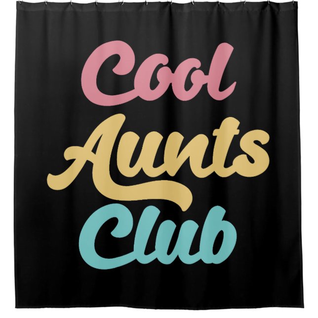 Cortina De Ducha Guay Aunts Club II (Anverso)