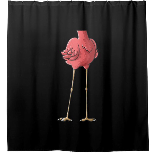 Cortina De Ducha Guay Flamingo Halloween Lazy (Anverso)
