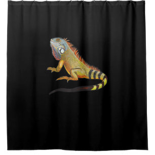 Cortina De Ducha Guay Rasgo de Iguana Tropical, Regalo Mascota