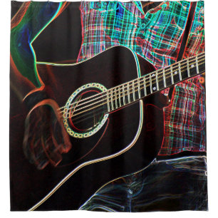 Cortina De Ducha Guitar 1 sccna