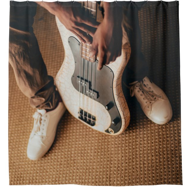 Cortina De Ducha Guitarra Awesome (Anverso)