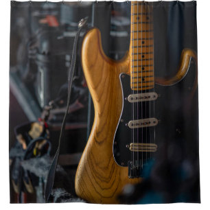 Cortina De Ducha Guitarra bonito