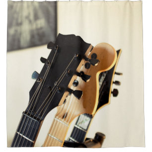 Cortina De Ducha Guitarra De Bass Maravillosa