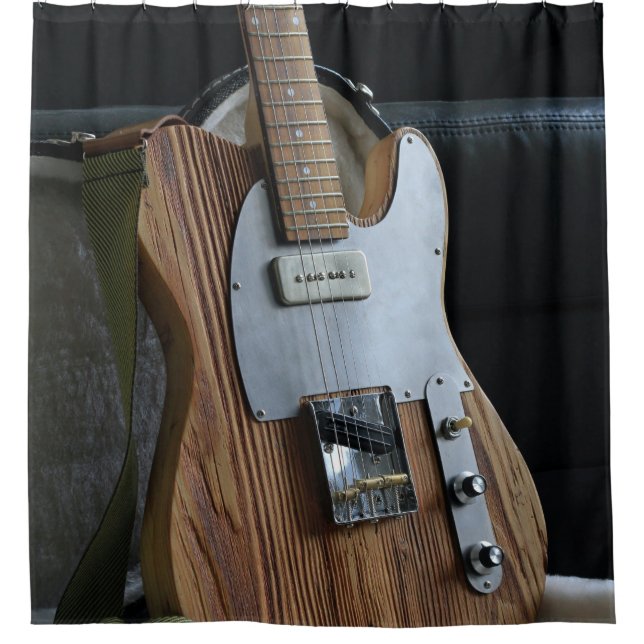 Cortina De Ducha Guitarra maravillosa (Anverso)