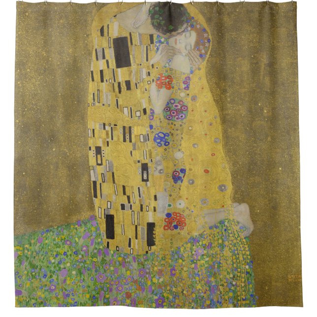 Cortina De Ducha Gustav Klimt, el beso (Anverso)