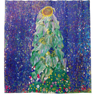 Cortina De Ducha Gustav Klimt - El Girasol Pintura de Arte Fino