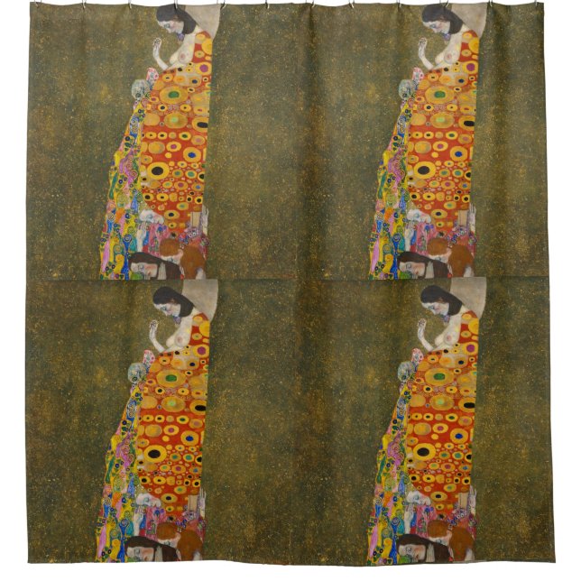 Cortina De Ducha Gustav Klimt - Hope (Anverso)