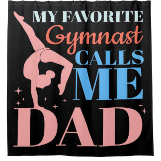 Cortina De Ducha Gymnast Dad Gymnastics| Best Father's day gift