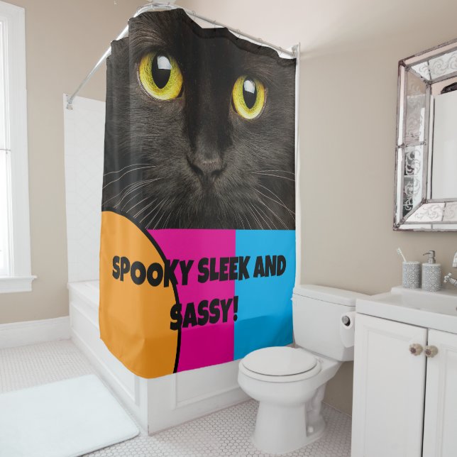 CORTINA DE DUCHA ¡HABLAR DE DUELO Y SALSA! (In situ)