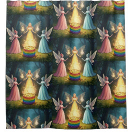 Cortina De Ducha Hada de la Riqueza Nupcial