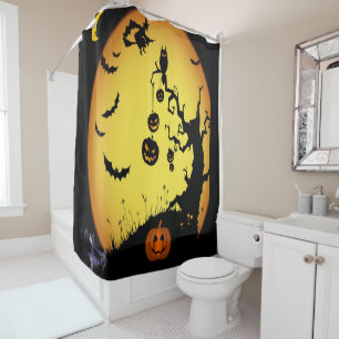 Cortina de ducha Halloween