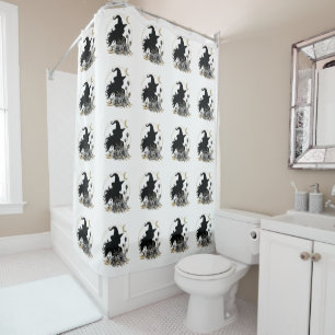 Cortina De Ducha Halloween contemporáneo moderno