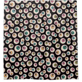 Cortina De Ducha Halloween Eyeballs