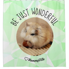 Cortina De Ducha HammyVille - Corte Hamster limpio y fresco