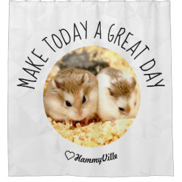 Cortina De Ducha HammyVille - Corte Hamster limpio y fresco