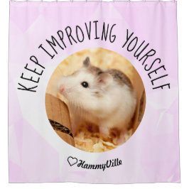 Cortina De Ducha HammyVille - Corte Hamster limpio y fresco