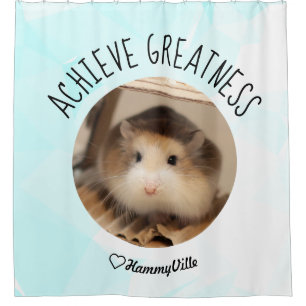 Cortina De Ducha HammyVille - Corte Hamster limpio y fresco