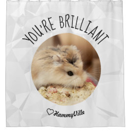Cortina De Ducha HammyVille - Corte Hamster limpio y fresco