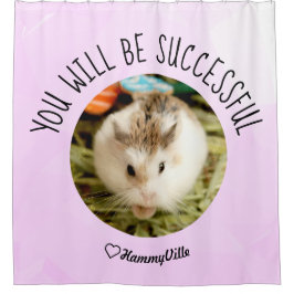 Cortina De Ducha HammyVille - Corte Hamster limpio y fresco