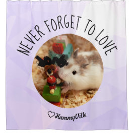 Cortina De Ducha HammyVille - Corte Hamster limpio y fresco