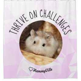 Cortina De Ducha HammyVille - Corte Hamster limpio y fresco