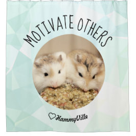 Cortina De Ducha HammyVille - Corte Hamster limpio y fresco
