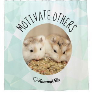 Cortina De Ducha HammyVille - Corte Hamster limpio y fresco